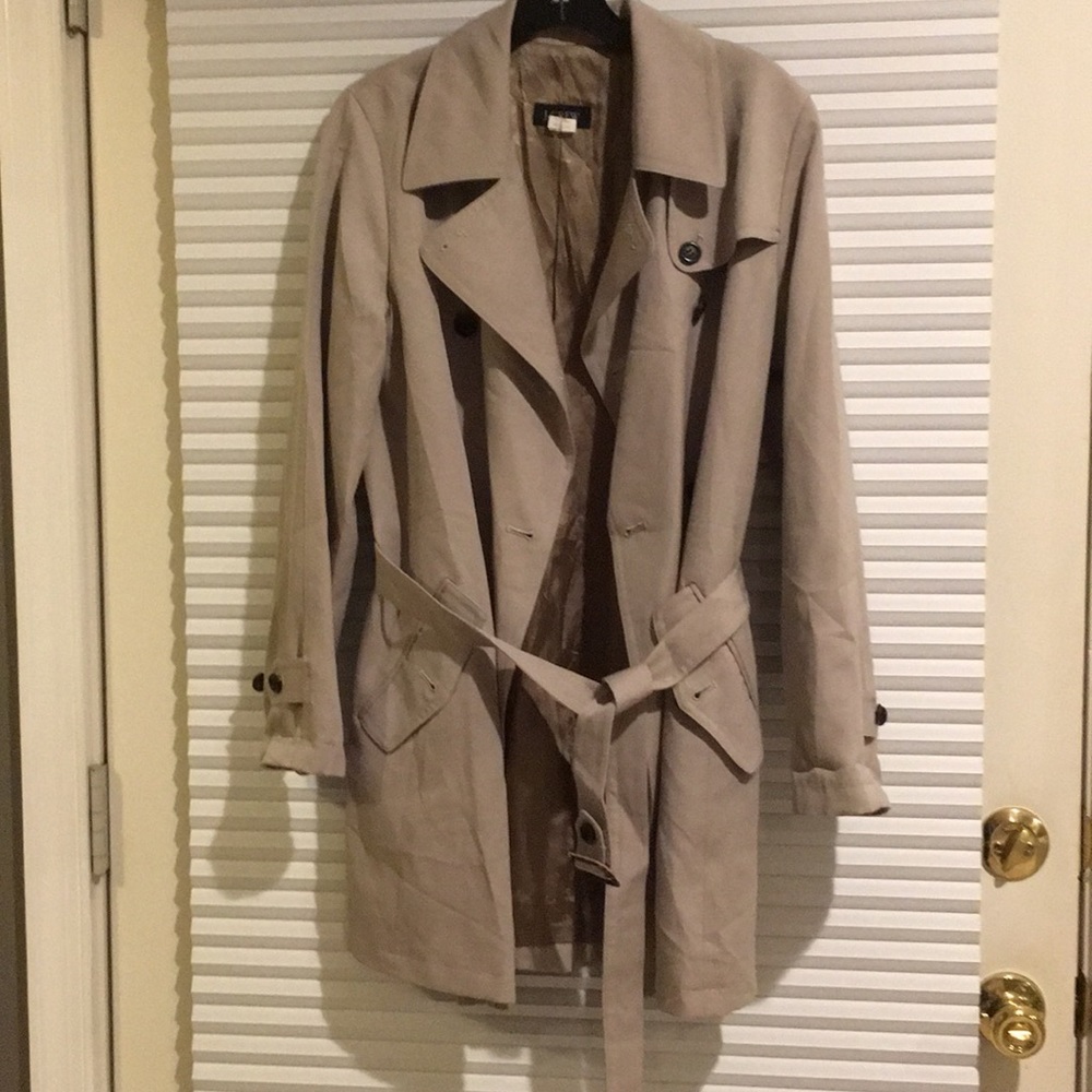 Jcrew wool trench coat
